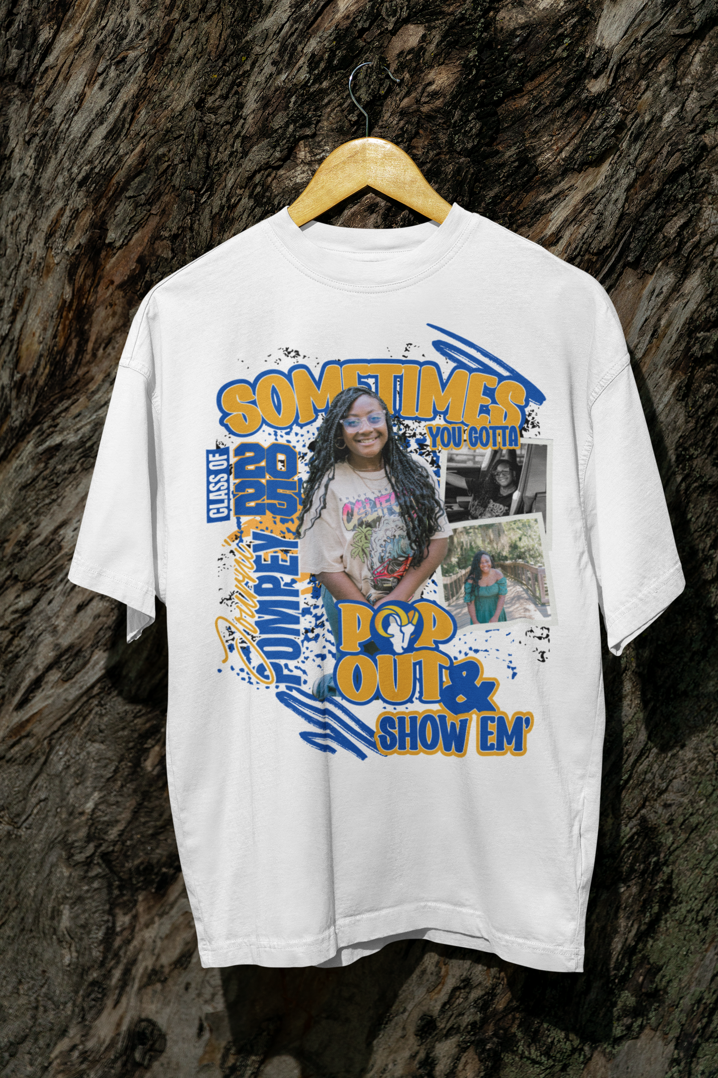 POP OUT GRADUATION TEE